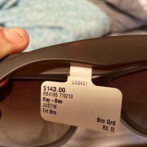 Brown Justin Raybans